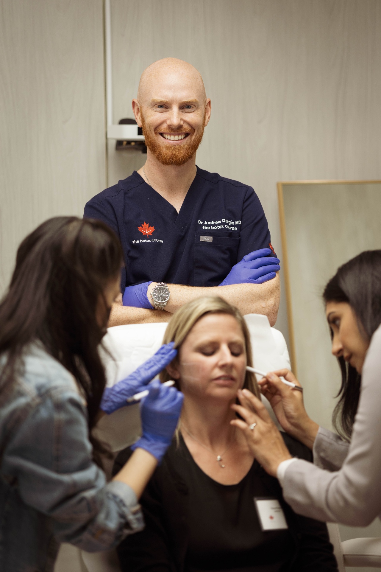 Dr. Andrew Dargie teaching at The Botox Course
